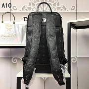 MCM Backpack Black Polyester Size 42CM - 4