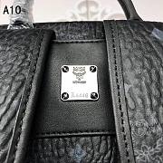 MCM Backpack Black Polyester Size 42CM - 6