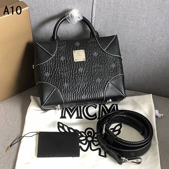 MCM tote Bags Black A1034 Size 19x14x8cm
