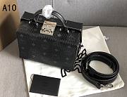 MCM tote Bags Black A1034 Size 19x14x8cm - 5