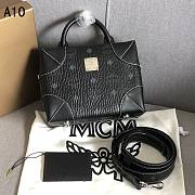 MCM tote Bags Black A1034 Size 19x14x8cm - 3