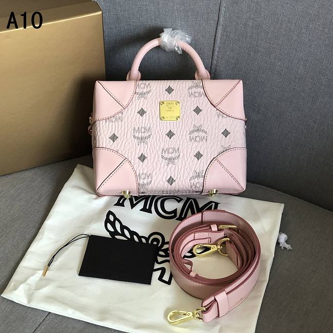 MCM tote Bags Pink A1034 Size 19x14x8cm - 1