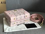 MCM tote Bags Pink A1034 Size 19x14x8cm - 3