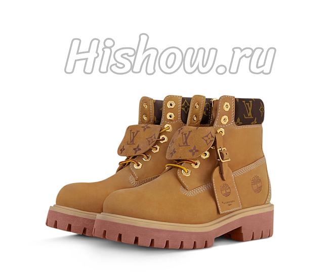 LV x Timberland Ankle Boot Beige 1AD756 - 1