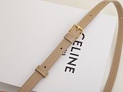 Celine Bag Cream 110962 Size 18.5x16x6cm - 2