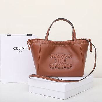 Celine Bag Brown 111013 Size 22x17x15cm