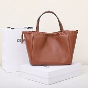 Celine Bag Brown 111013 Size 22x17x15cm - 5