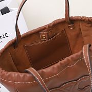 Celine Bag Brown 111013 Size 22x17x15cm - 6