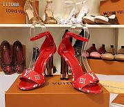LV Pumps Sandals Red 190428C - 4