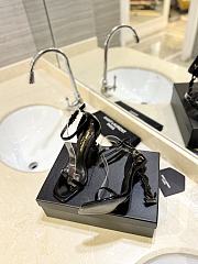 Saint Laurent Opyum Heeled Sandals Black 10.5cm - 4