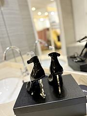 Saint Laurent Opyum Open Toe Sandals Black 10.5cm - 4