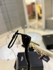 Saint Laurent Opyum Open Toe Sandals Black 10.5cm - 2