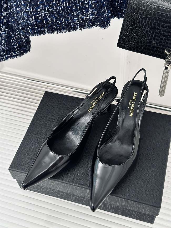 Saint Laurent Pumps Black 8CM - 1