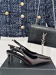 Saint Laurent Pumps Purple 8CM - 6