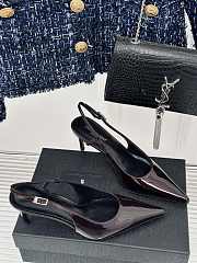 Saint Laurent Pumps Purple 8CM - 4