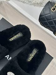 Chanel Fur Slide Black - 4