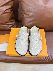 Louis Vuitton Cosy Flat Comfort Clog Cream 1AB3OQ - 5