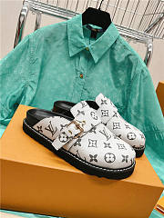 Louis Vuitton Flat Comfort Clog White - 4