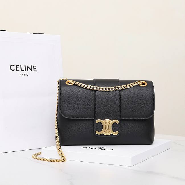 Celine Bag Black 115853 Size 25x15x8cm - 1