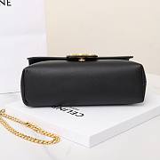 Celine Bag Black 115853 Size 25x15x8cm - 6