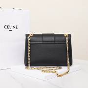 Celine Bag Black 115853 Size 25x15x8cm - 5