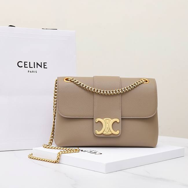 Celine Bag Cream 115853 Size 25x15x8cm - 1