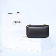 Celine Bag Black Gold 197993 Size 20.5x10.5x4cm - 4