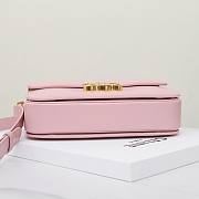 Celine Bag Pink 191242 Size 22.5x16.5x7.5cm - 5