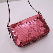 Fendi Baguette Bag Pink 6348 Size 19.5x5x11cm - 2