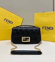 Fendi Baguette Black 8533 Size 24×7×13cm - 2