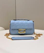 Fendi Baguette Blue 8533 Size 24×7×13cm - 1