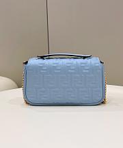 Fendi Baguette Blue 8533 Size 24×7×13cm - 2