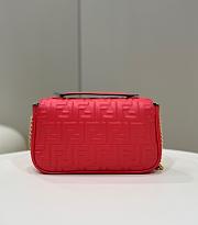 Fendi Baguette Red 8533 Size 24×7×13cm - 3