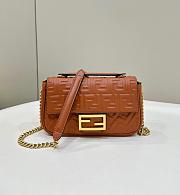 Fendi Baguette Brown 8533 Size 24×7×13cm - 4