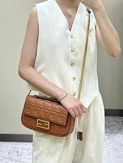 Fendi Baguette Brown 8533 Size 24×7×13cm - 6