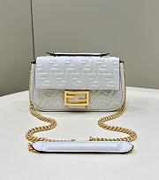Fendi Baguette White 8533 Size 24×7×13cm - 1