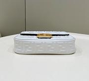 Fendi Baguette White 8533 Size 24×7×13cm - 2