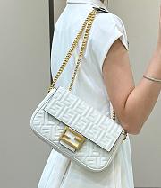 Fendi Baguette White 8533 Size 24×7×13cm - 3