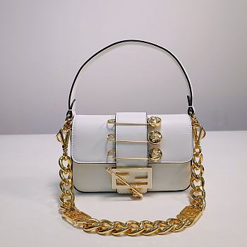 Fendi by Versace White Medusa 8066 Size 20x13x5cm