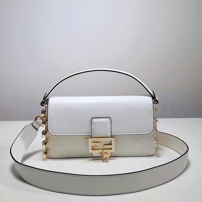 Fendi by Versace White Medusa 8801 Size 28x15.5x7cm - 1