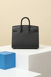 Hermès Birkin Bag 3 Windows Black Size 22x15x8CM - 4