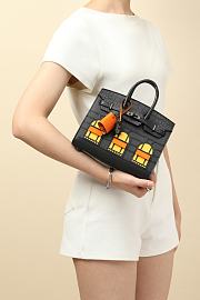 Hermès Birkin Bag 3 Windows Black Size 22x15x8CM - 2