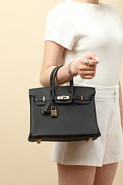 Hermès Birkin Bag Black Size 25x20x13CM - 3