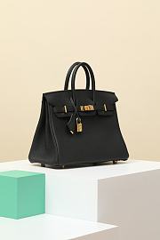 Hermès Birkin Bag Black Size 25x20x13CM - 6