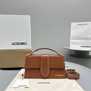 Jacquemus Bamnino Bag Brown Size 24x13x7CM