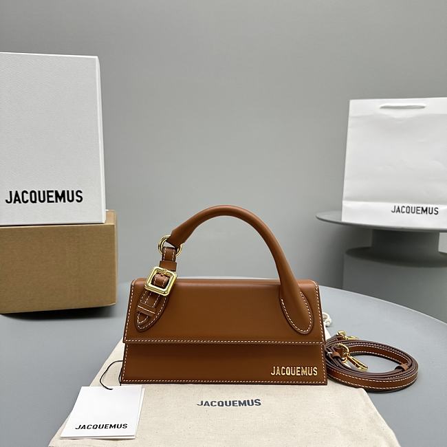 Jacquemus Chiquito Crossbody Bag Brown Size 21x10x6CM - 1