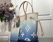 LV NEVERFULL M45680 Blue Size 31x28x14cm - 3