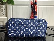 LV NEVERFULL MM M45128 BLUE Size 31x28.5x17cm - 3