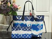 LV NEVERFULL MM M45128 BLUE Size 31x28.5x17cm - 4