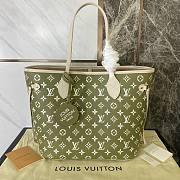 LV NEVERFULL MM M46102 MOS GREEN Size 31x28x14cm - 1